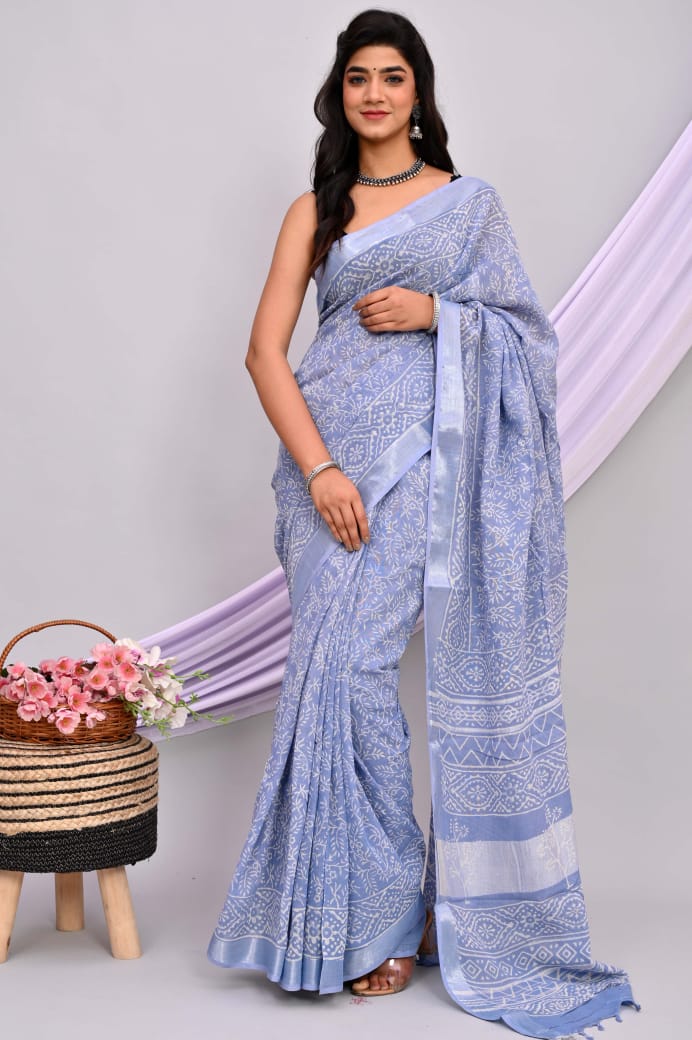 Linen Cotton Sarees