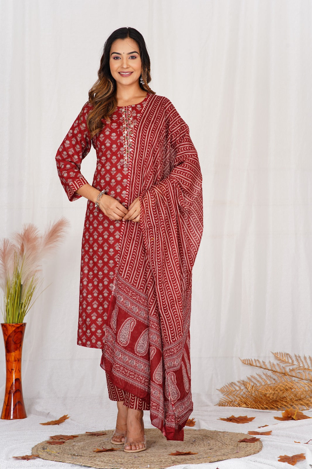 Beautiful cotton fabric printed kurti