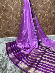 Semi Katan Silk Sarees