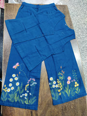 Summer embroidery work co-ord  set