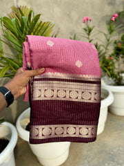 Banarasi handloom warm silk fabric saree