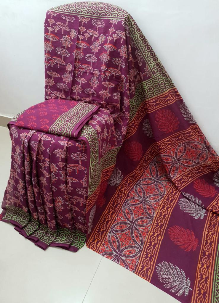 Mul-Mul Cotton Sarees