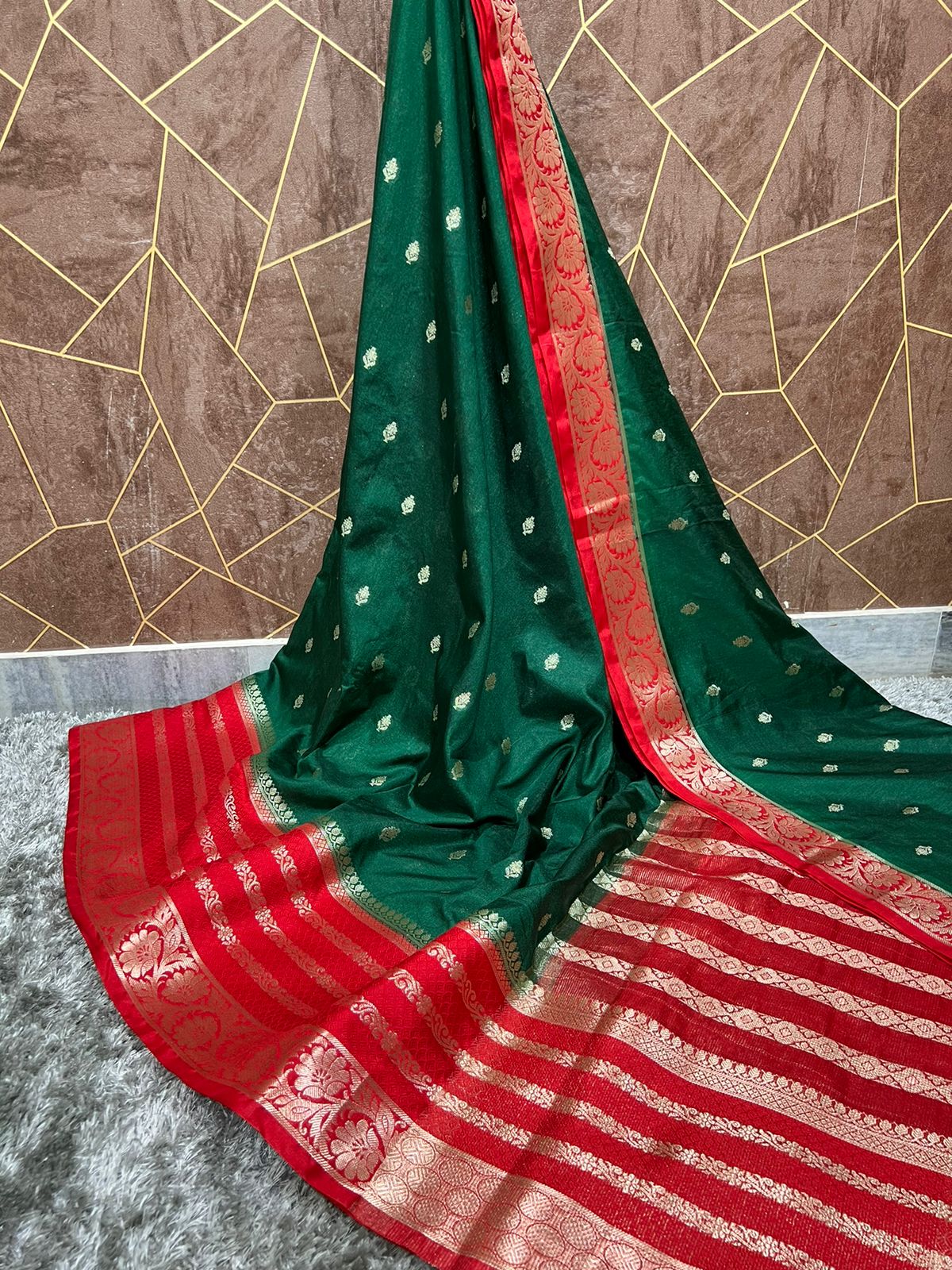 Semi Katan Silk Sarees