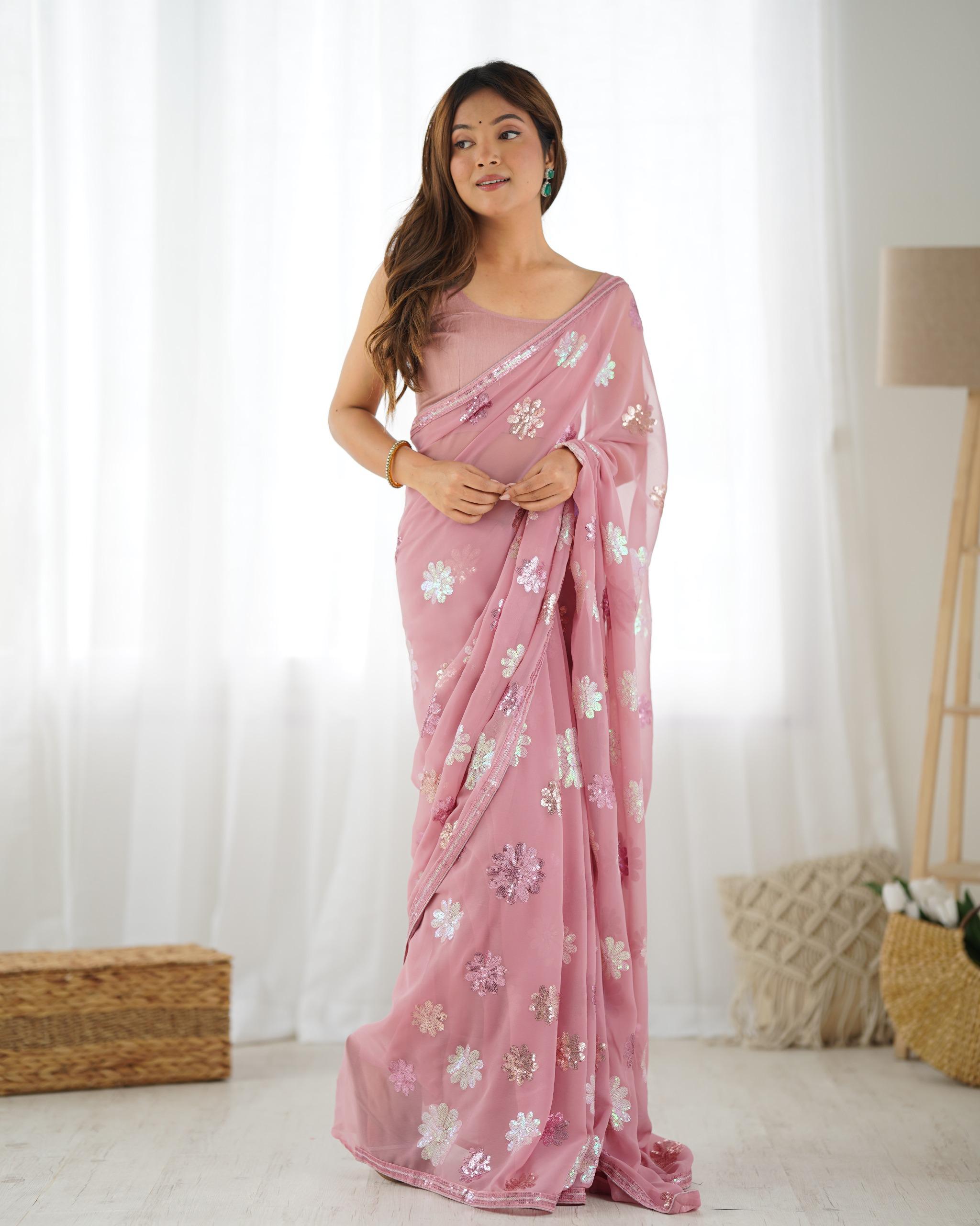 Eshana party wear Georgette sarees