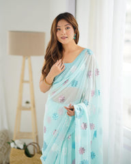 Eshana party wear Georgette sarees