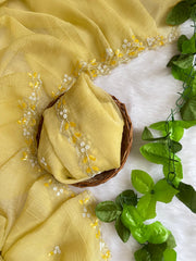 Crushed Georgette sarees
