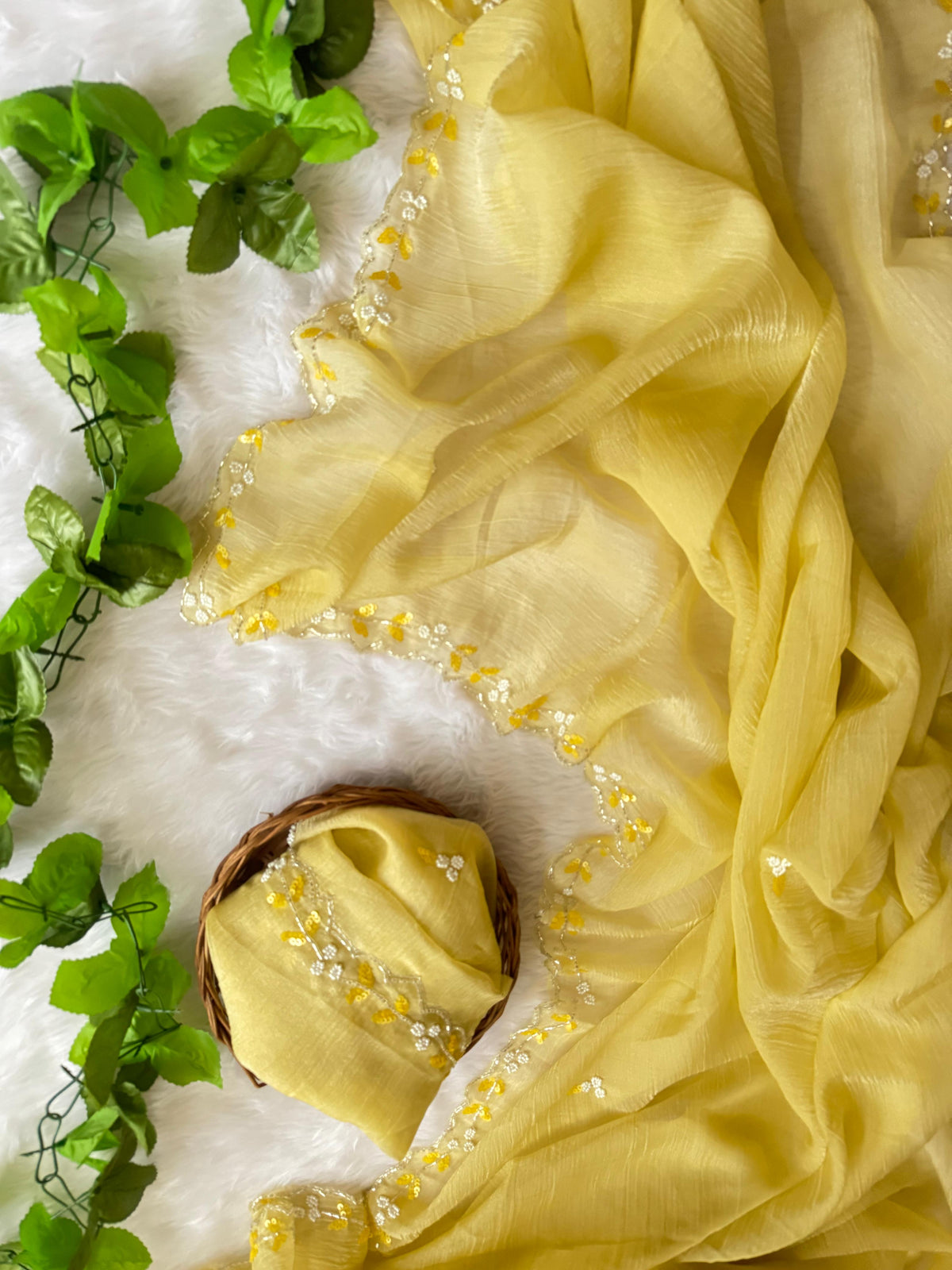 Crushed Georgette sarees