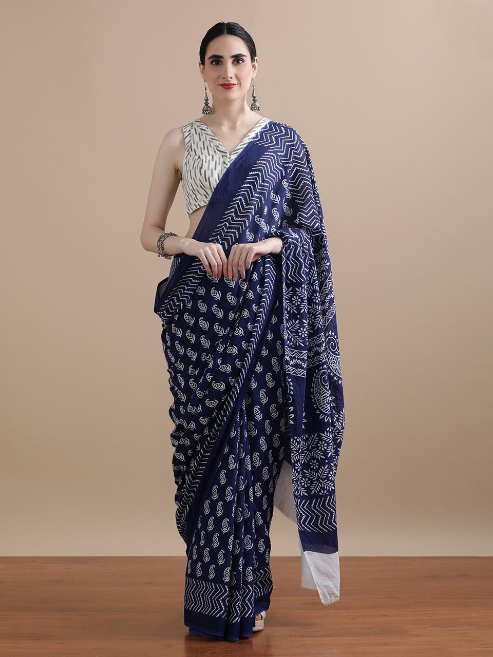 Mul cotton sarees