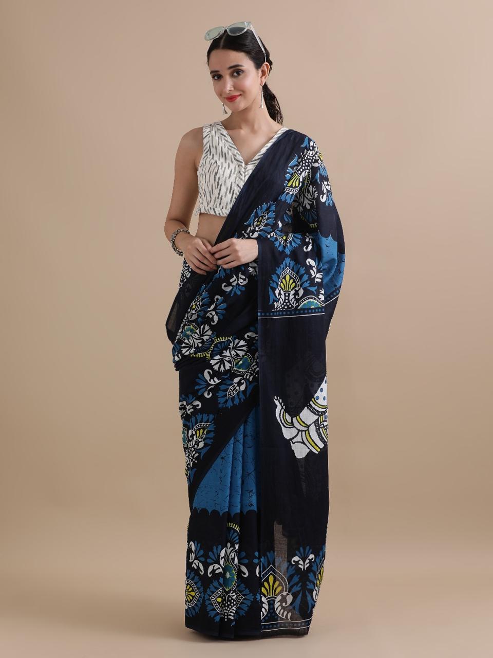 Mul cotton sarees