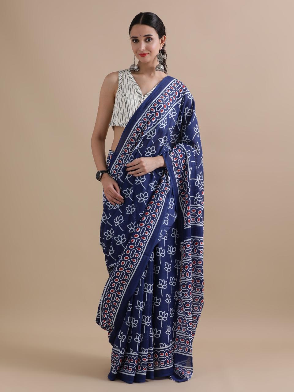 Mul cotton sarees