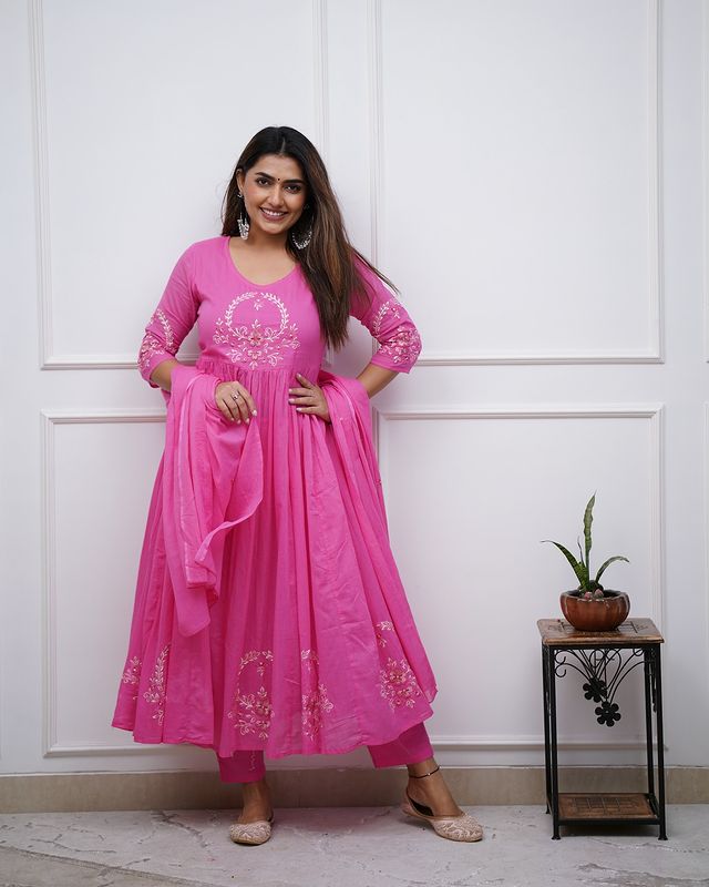 Anarkali cut salwar kameez