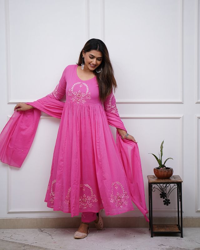 Anarkali cut salwar kameez