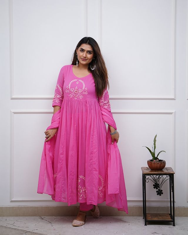 Anarkali cut salwar kameez