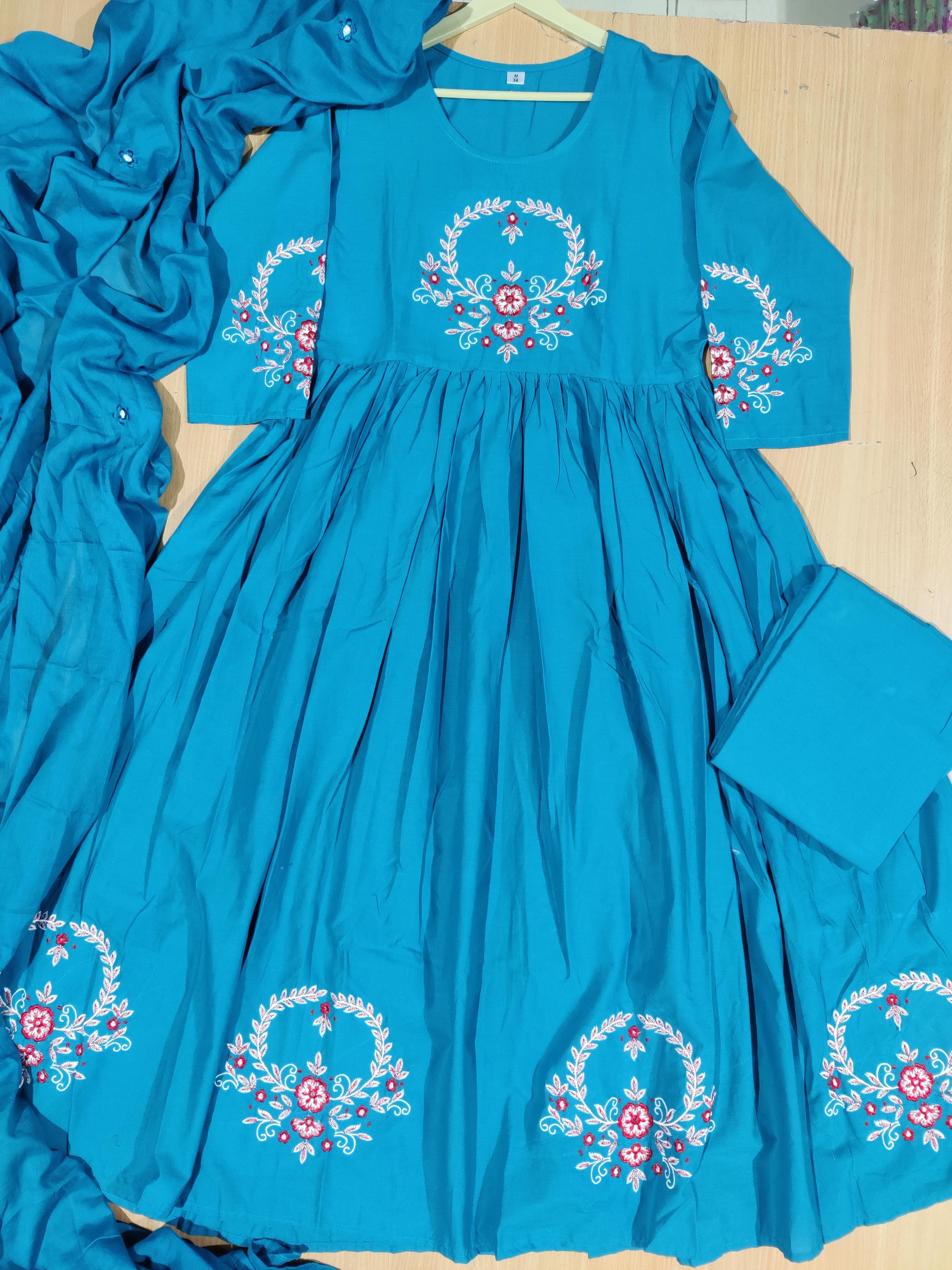 Anarkali cut salwar kameez