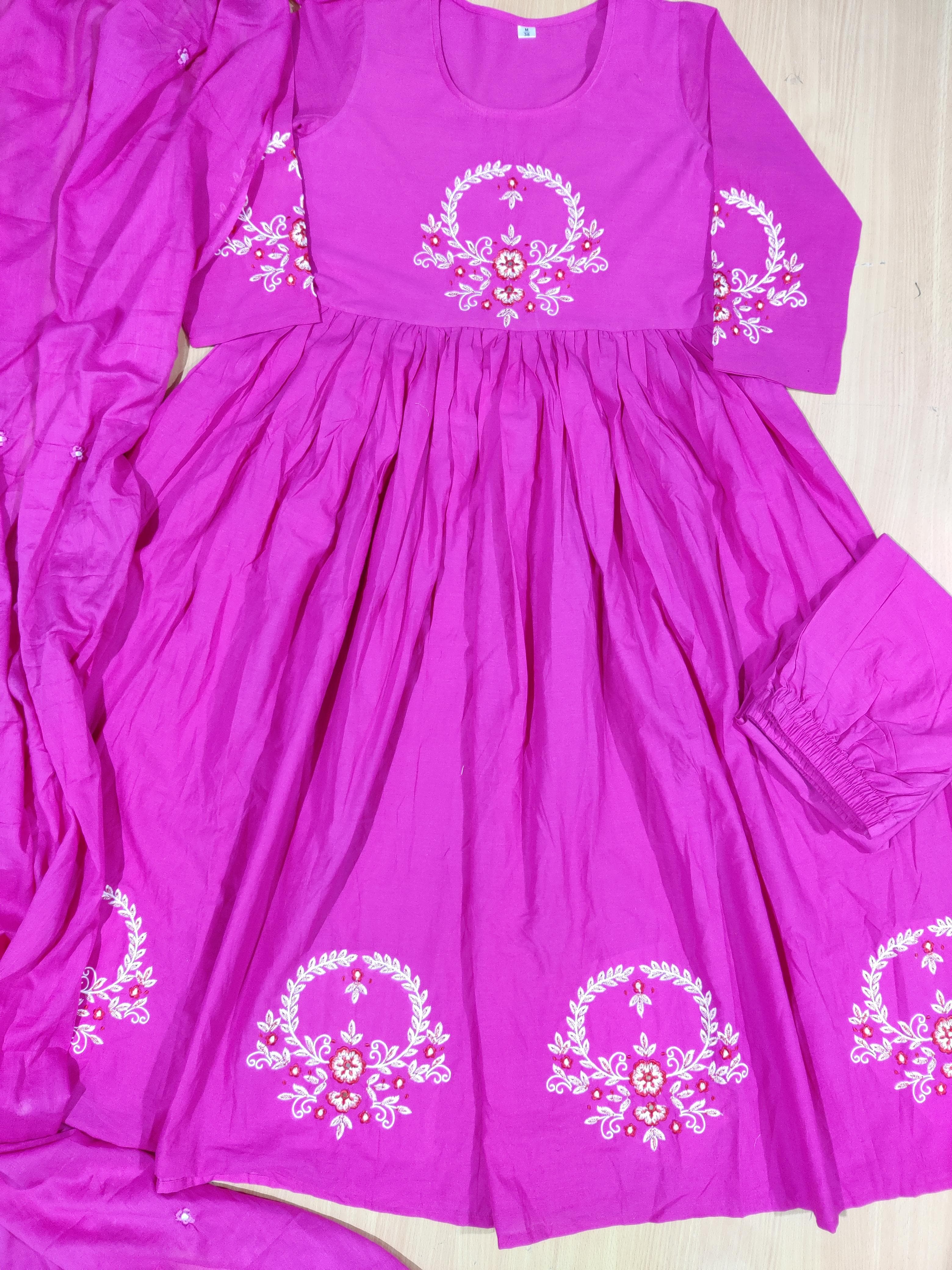 Anarkali cut salwar kameez