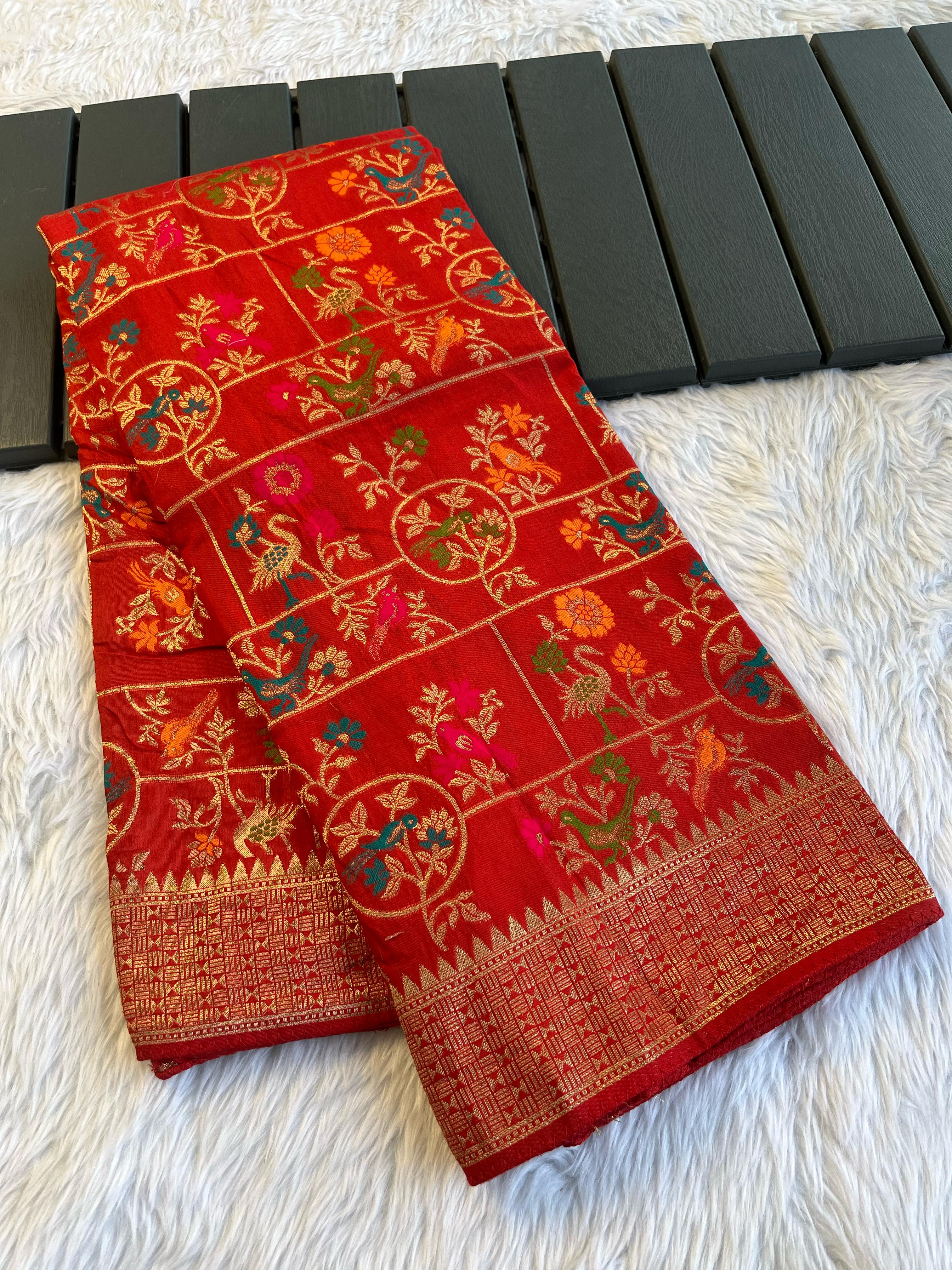 Soft munga tussar silk sarees