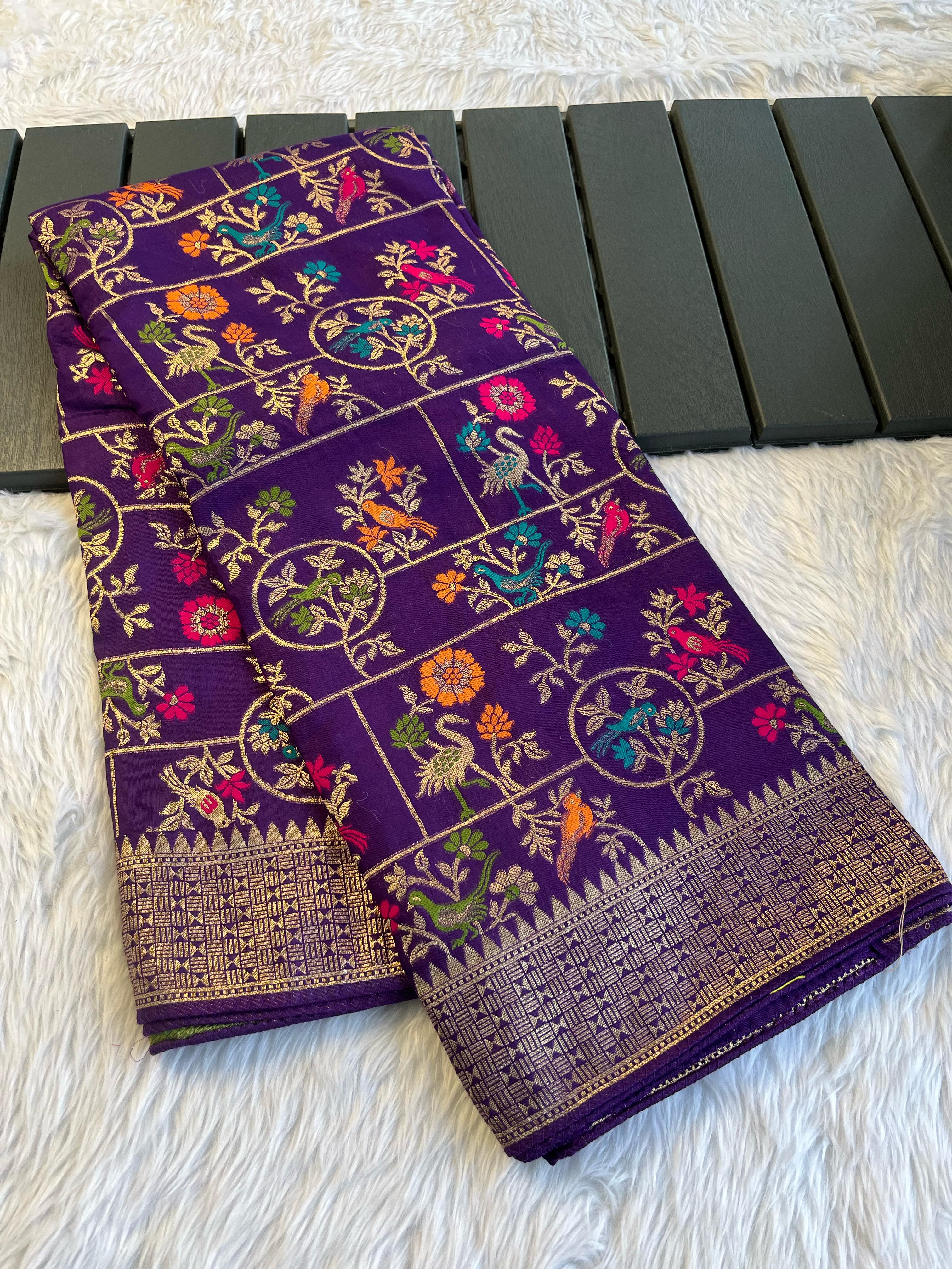 Soft munga tussar silk sarees