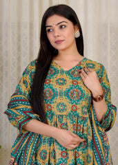 Cotton salwar in aaliya cut style