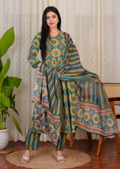 Cotton salwar in aaliya cut style