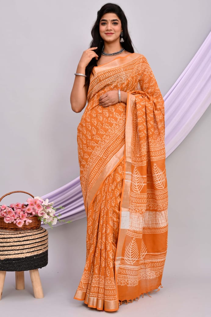 Linen Cotton Sarees