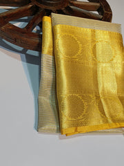 Kanchipuram Zari Tissue Vaskat Saree