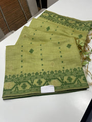 PURE SOFT JAMDANI MUNGA COTTON SAREE