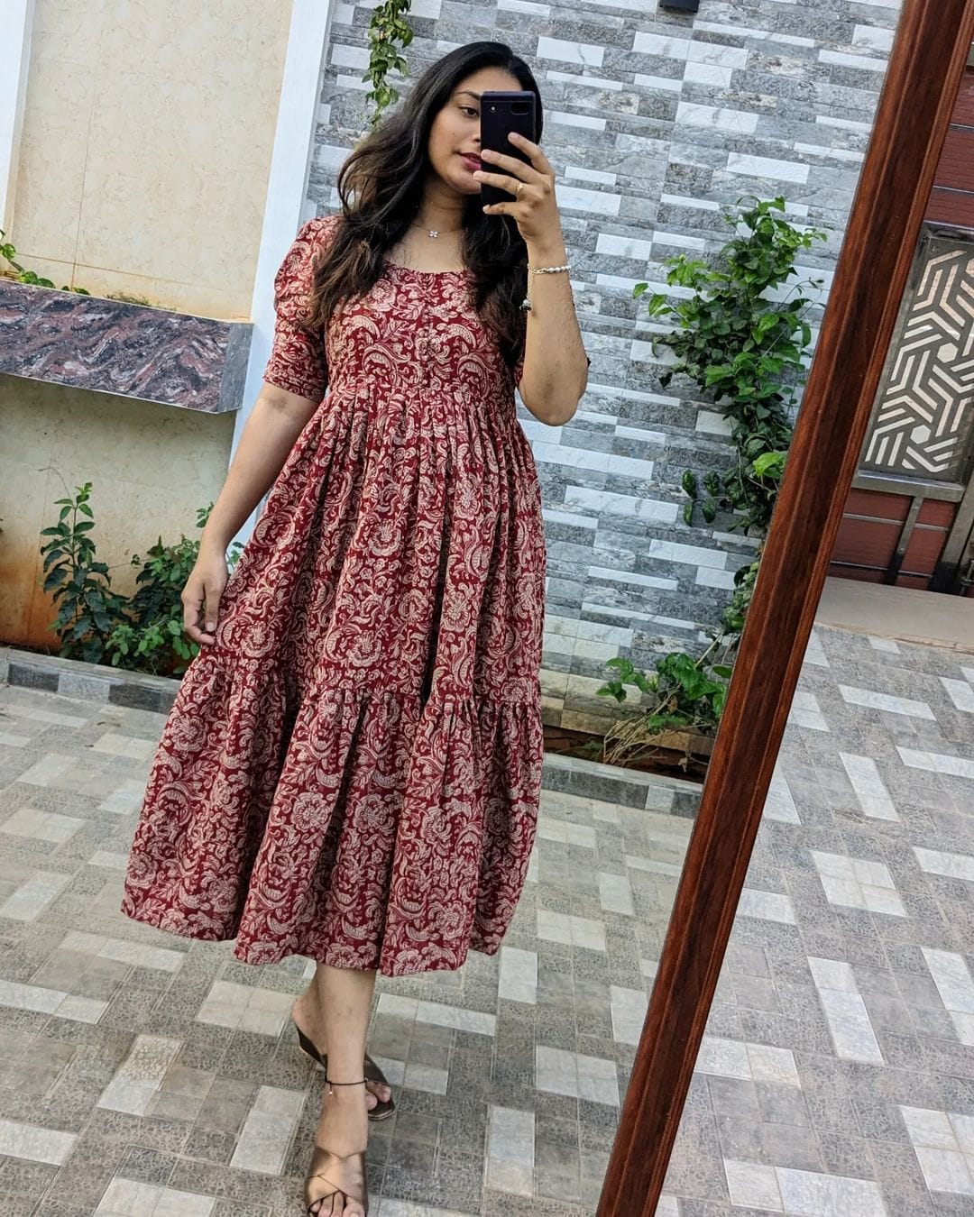 Simple anarkali kurti