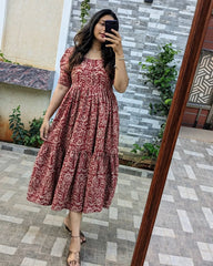 Simple anarkali kurti