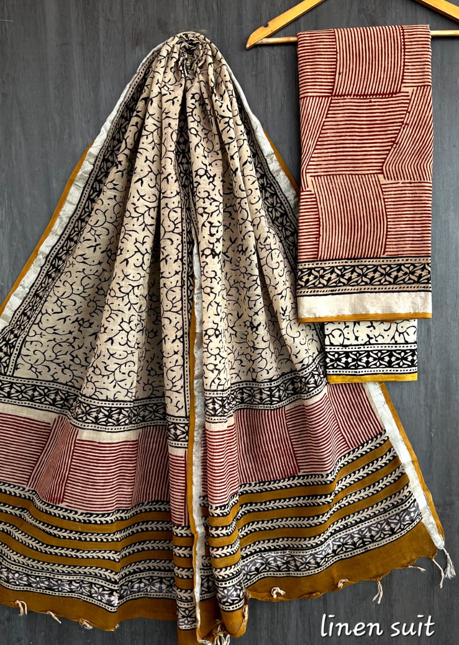 Pure linen salwar material