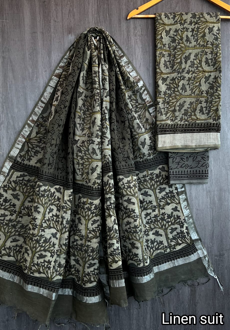 Pure linen salwar material