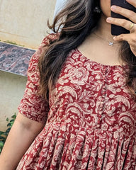 Simple anarkali kurti