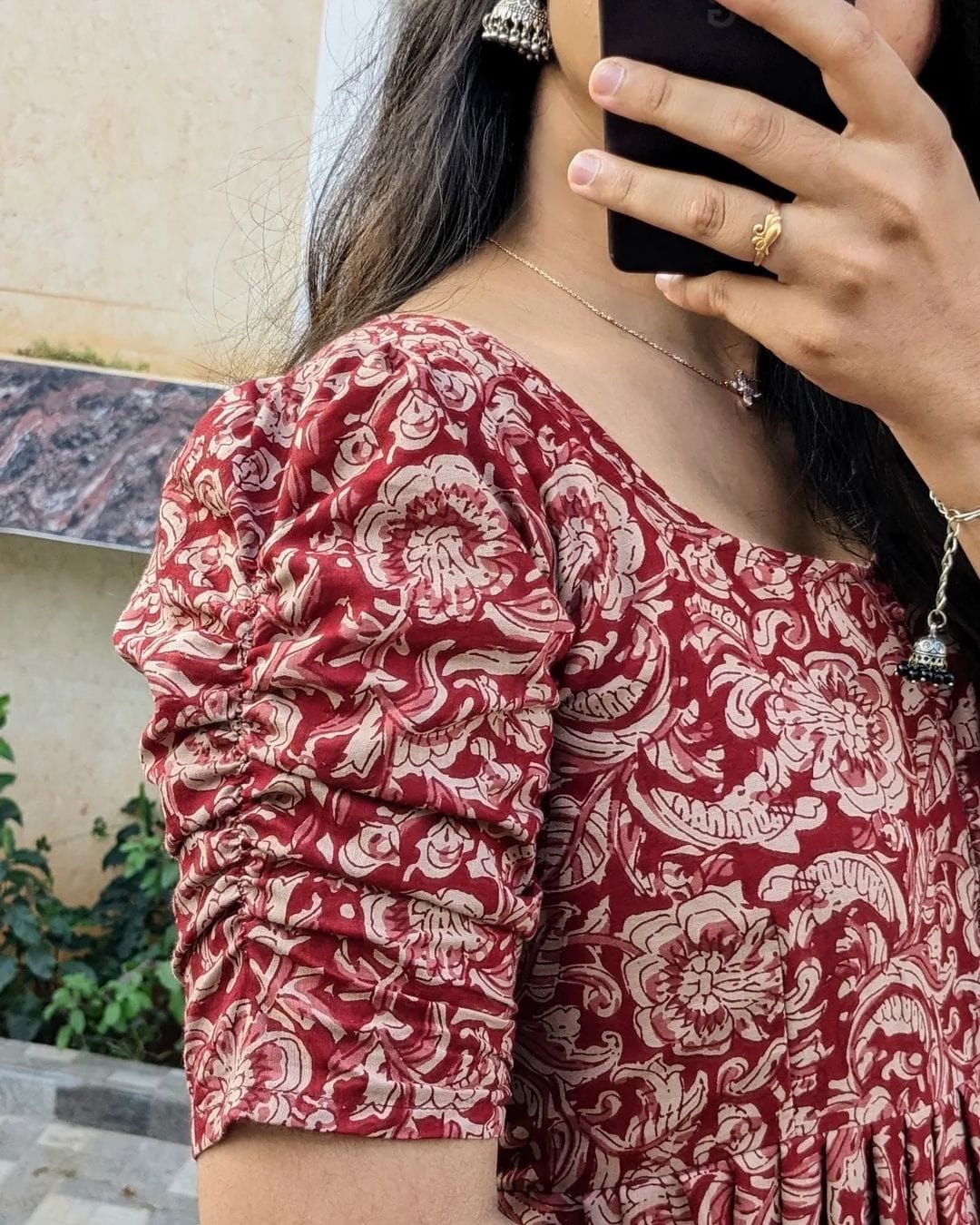 Simple anarkali kurti