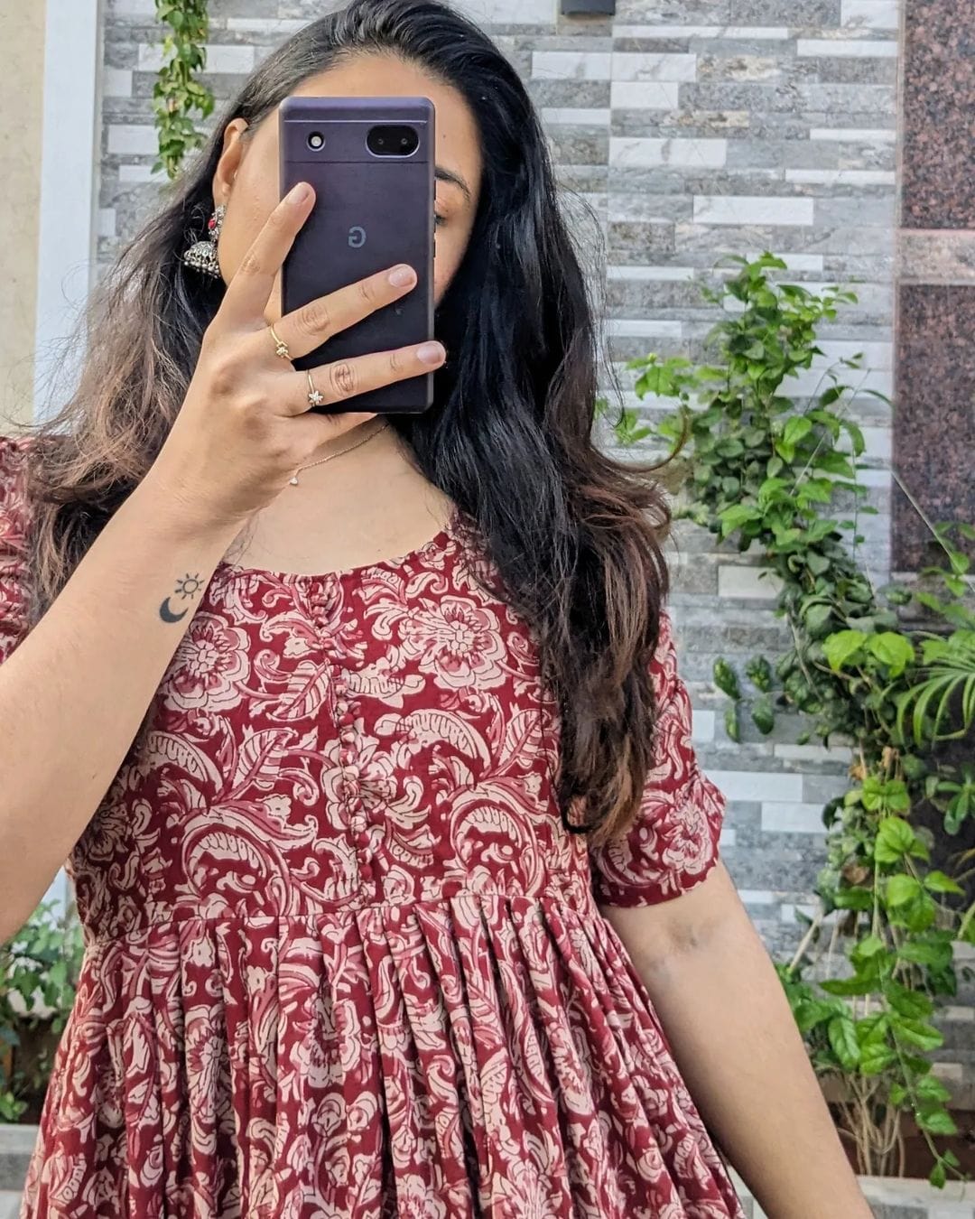 Simple anarkali kurti
