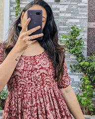 Simple anarkali kurti