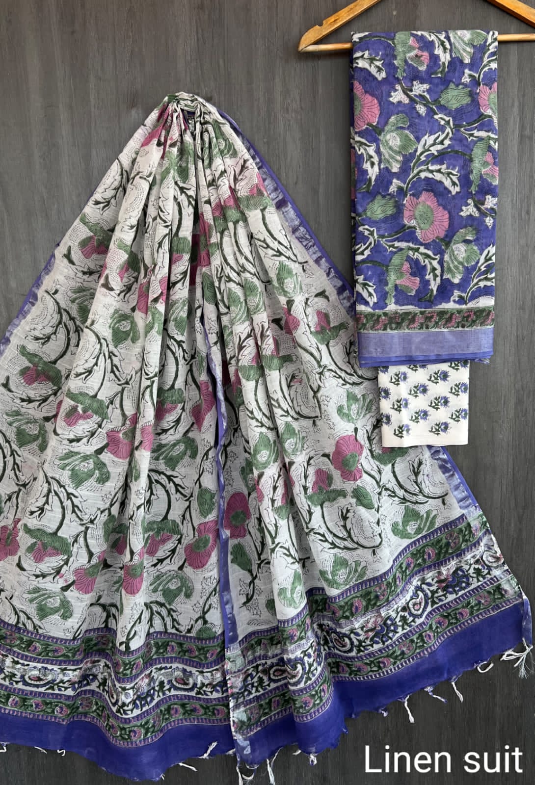 Pure linen salwar material