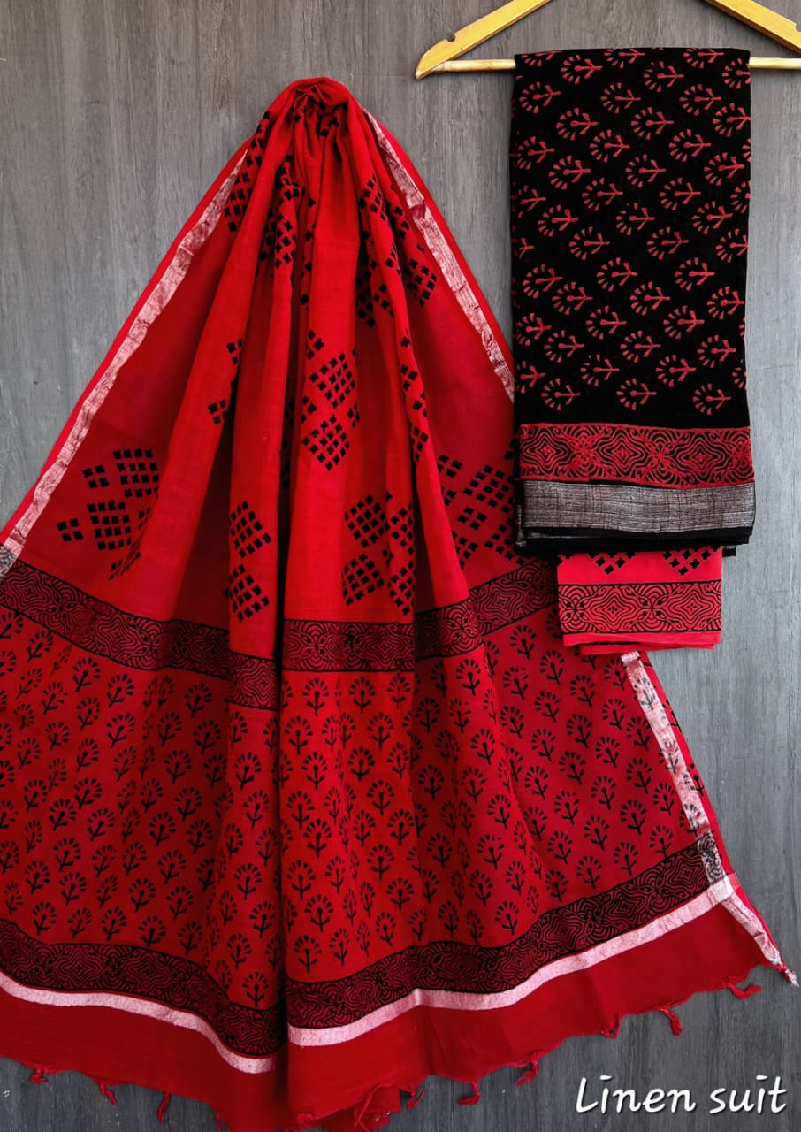 Pure linen salwar material