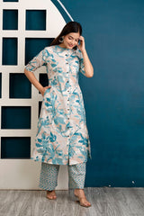 Cotton Kurti palazzo set