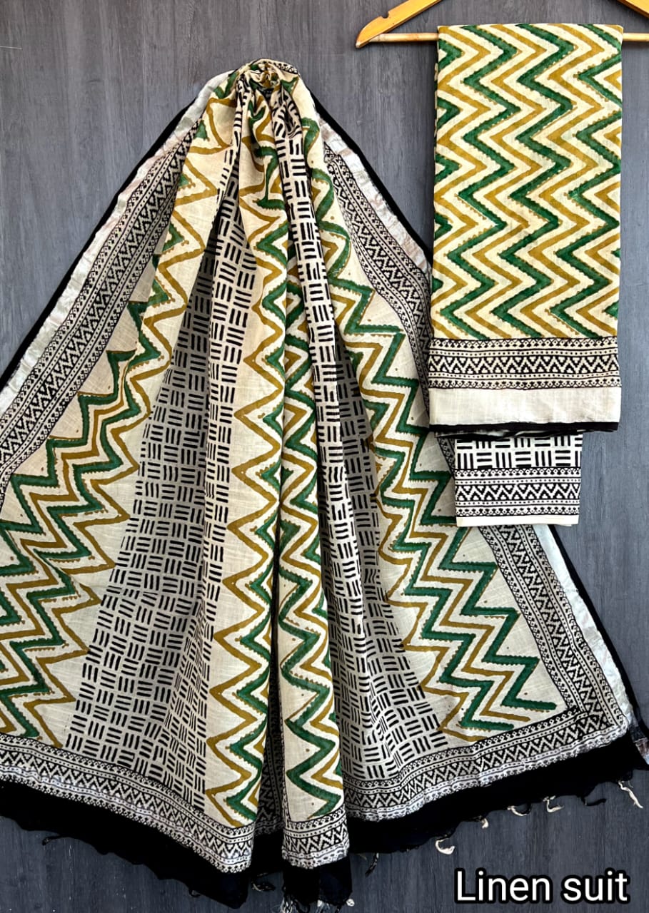 Pure linen salwar material