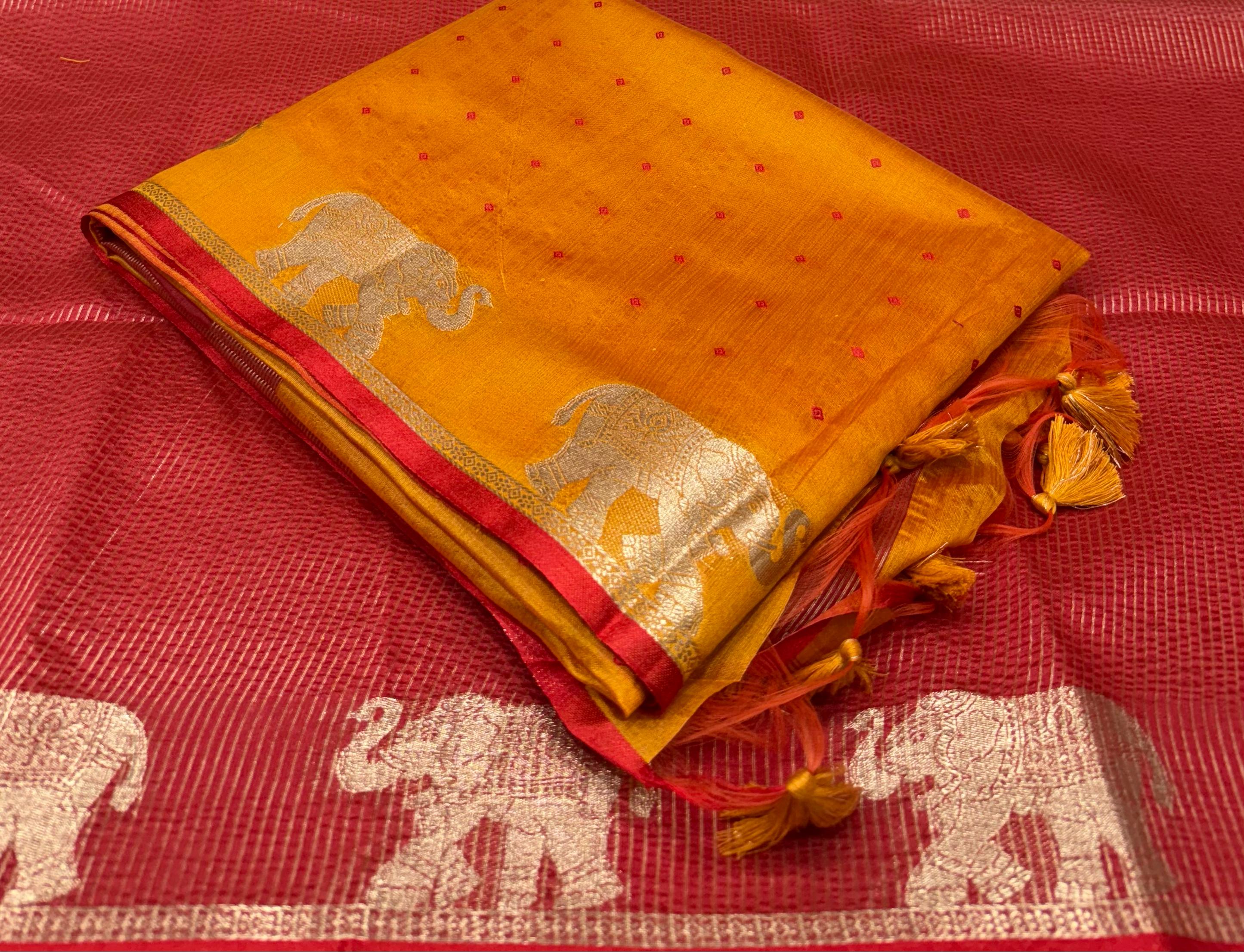 Bandhani silk sarees