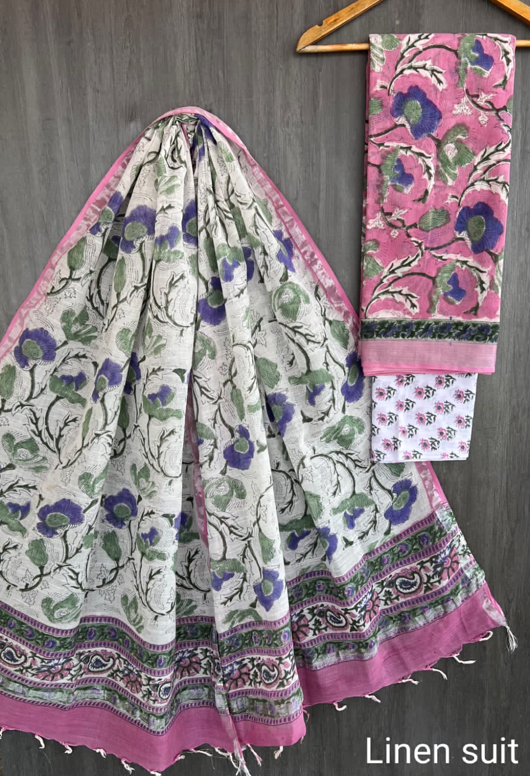 Pure linen salwar material